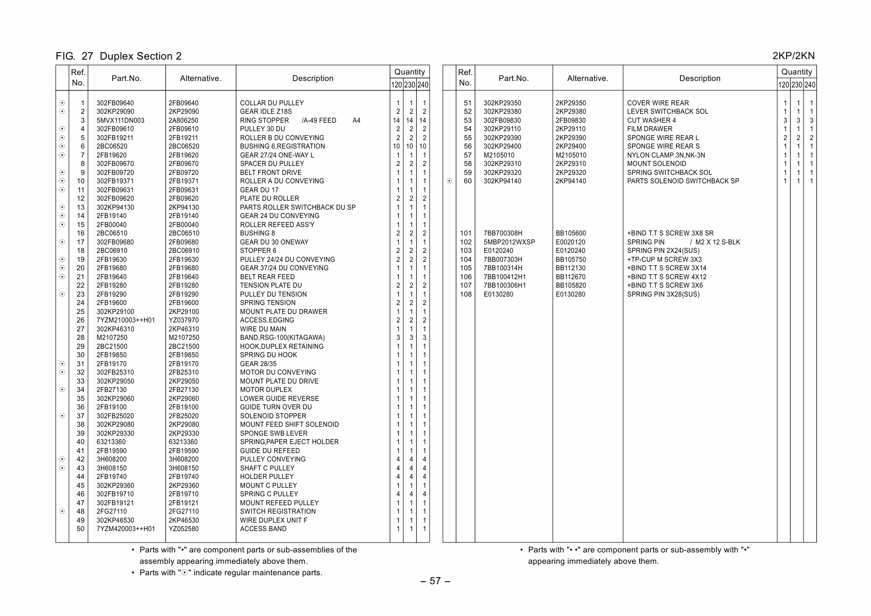 KYOCERA MFP TASKalfa-620 820 Parts Manual-6